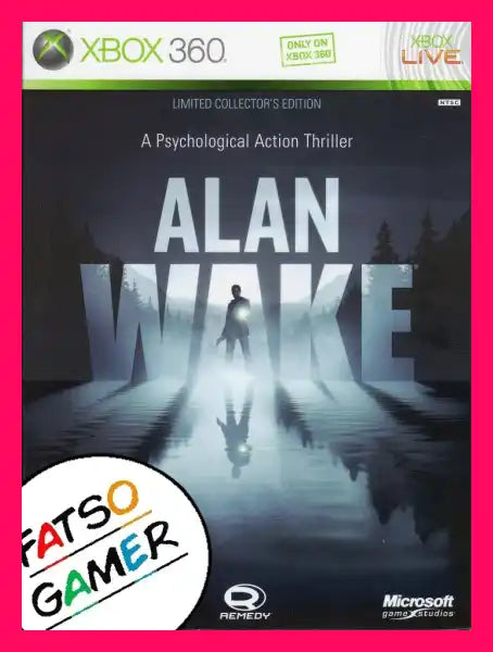 Alan Wake Limited popular Collector's Edition XBOX 360