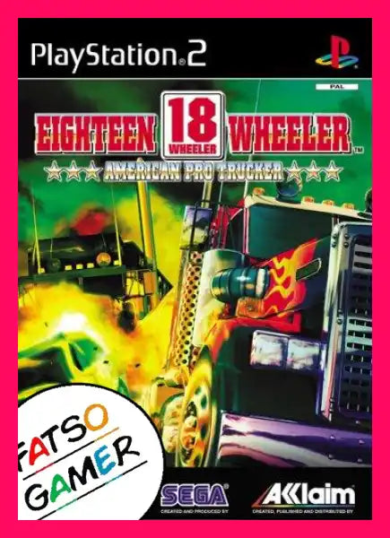 18 Eighteen Wheeler PS2 - S7EA021 - Video Games