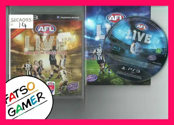 AFL Live Game of the Year Edition PS3 - FatsoGamer
