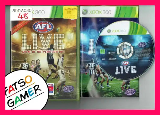 AFL LIVE Game of the Year Edition Xbox 360 - FatsoGamer