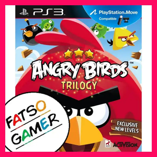 Angry Birds Trilogy PS3 - Game with Case and Booklet - Video Games