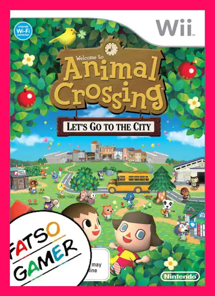 Animal Crossing Lets Go To The City WII - Video Games