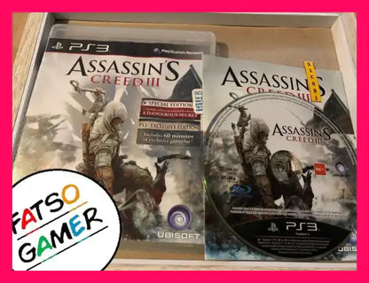 Assassin's Creed III PS3 - FatsoGamer