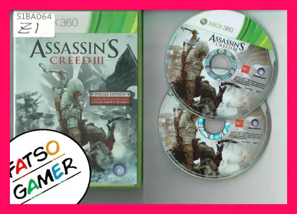 Assassin's Creed III Xbox 360 - FatsoGamer