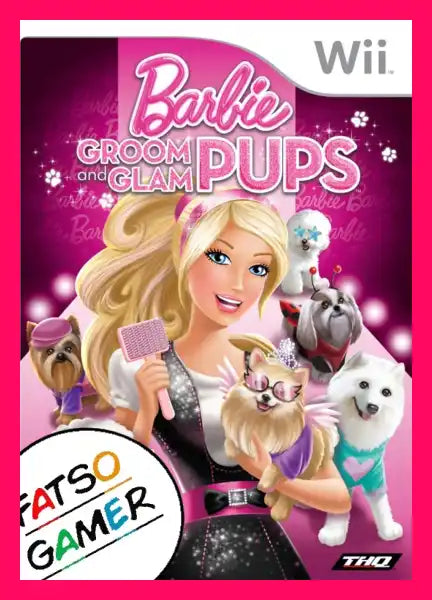 Barbie Groom And Glam Pups Wii Video Games