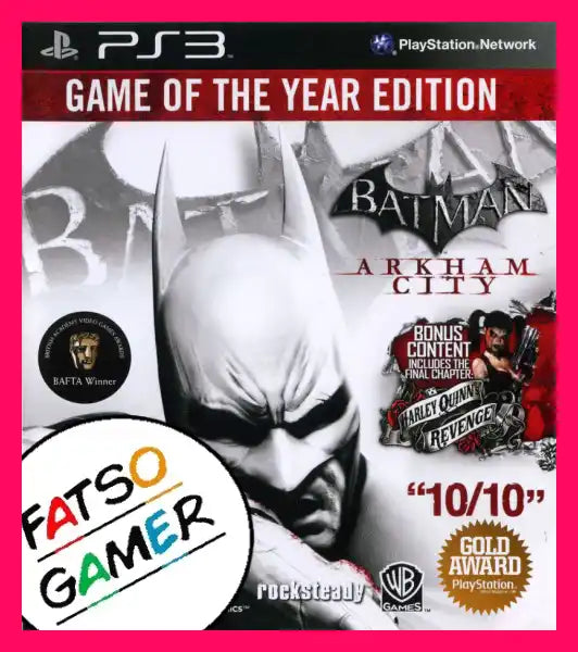 Batman Arkham City Game Of The Year Edition Ps3 Video Games