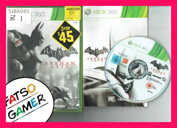 Batman Arkham City Xbox 360 - FatsoGamer