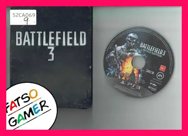 Battlefield 3 Steelbook PS3 S2CA069 - FatsoGamer