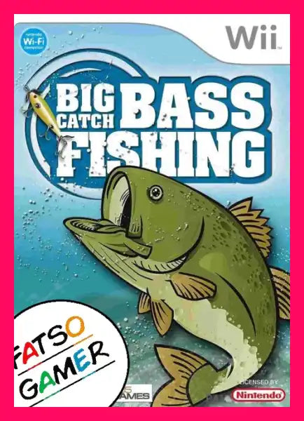 Big Catch Bass Fishing Wii Video Games