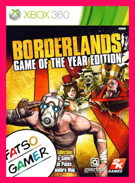 Borderlands Game Of The Year Edition Xbox 360 Video Games