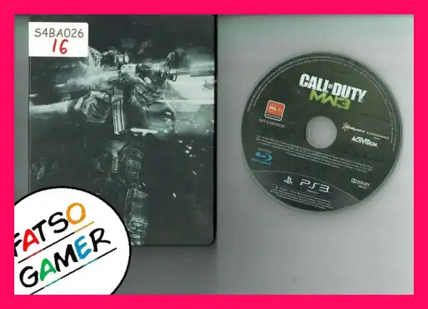 Call of Duty Modern Warfare 3 Steelbook Edition PS3 S4BA026 - FatsoGamer