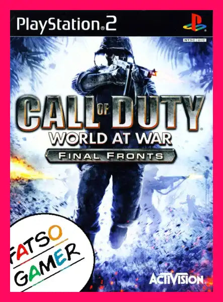 Call of Duty World at War Final Fronts PS2 - Video Games