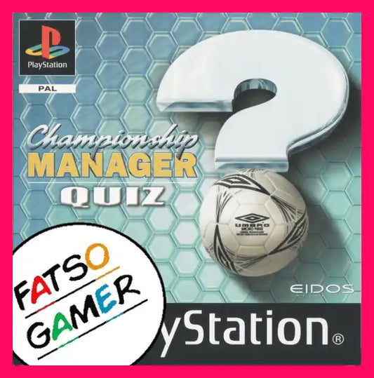 Championship Manager Quiz PS1 - Video Games