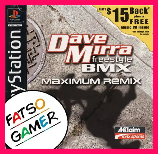 Dave Mirra Freestyle Bmx Maximum Remix Ps1 Video Games