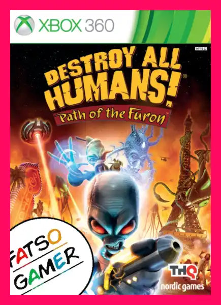 Destroy All Humans Path Of The Furon Xbox 360 Video Games