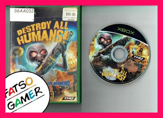 Destroy All Humans Xbox S6AA032 - FatsoGamer