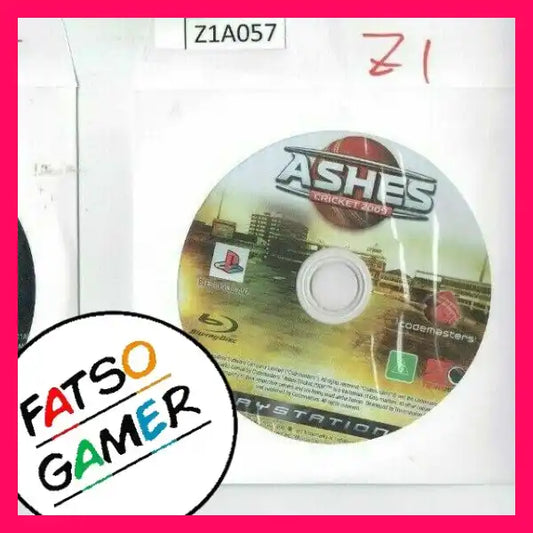 Disk Only - Ashes Cricket 2009 PS3 Z1A057 - FatsoGamer