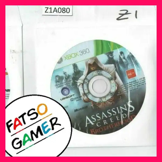 Disk Only - Assassin's Creed Brotherhood Xbox 360 Z1A080 - FatsoGamer