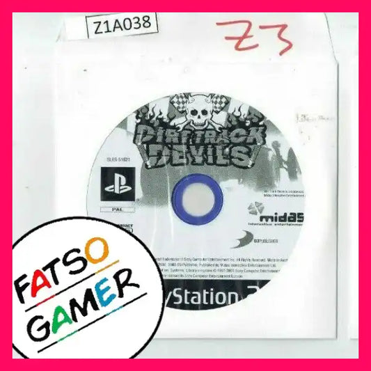 Disk Only - Dirt Track Devils PS2 Z1A038 - FatsoGamer