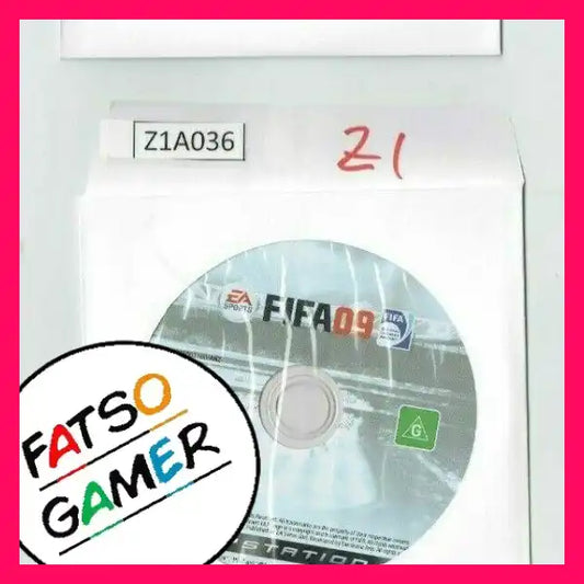 Disk Only - FIFA 09 PS3 Z1A036 - FatsoGamer