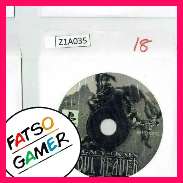 Disk Only - Soul Reaver Legacy of Kain PS1 Z1A035 - FatsoGamer