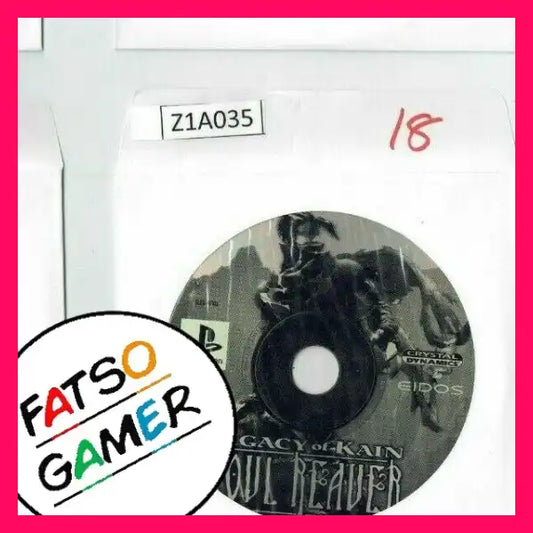 Disk Only - Soul Reaver Legacy of Kain PS1 Z1A035 - FatsoGamer