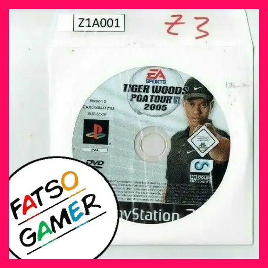 Disk Only -  Tiger Woods PGA Tour 2005 PS2 Z1A001 - FatsoGamer