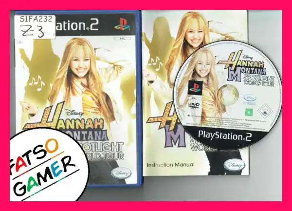 Disney Hannah Montana Spotlight World Tour PS2 - FatsoGamer