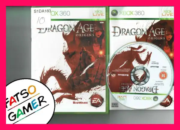 Dragon Age Origins Xbox 360 - FatsoGamer