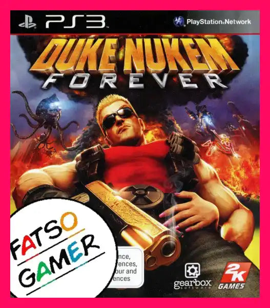 Duke Nukem Forever PS3 - Game with Case and Booklet - Video Games