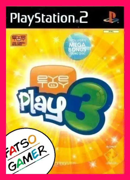 Eye Toy Play 3 PS2 - Video Games