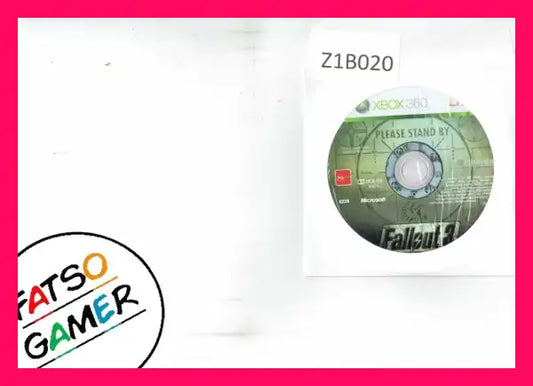 Fallout 3 Xbox 360 DISC ONLY Z1BA020 - FatsoGamer