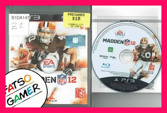 Madden NFL 12 PS3 S1DA147 - FatsoGamer