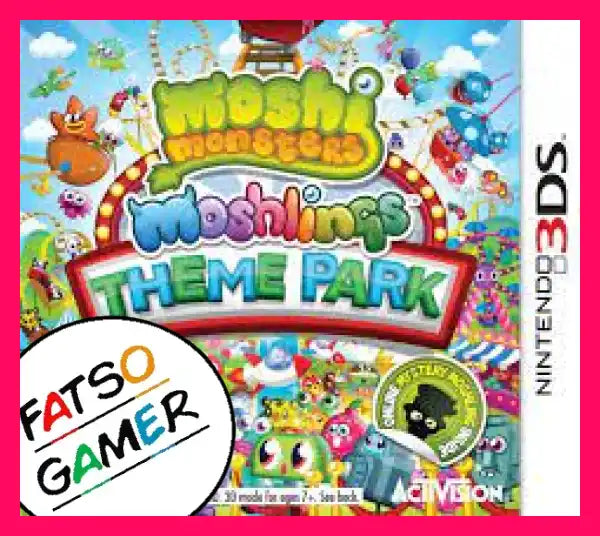 Moshlings Theme Park 3Ds Video Games