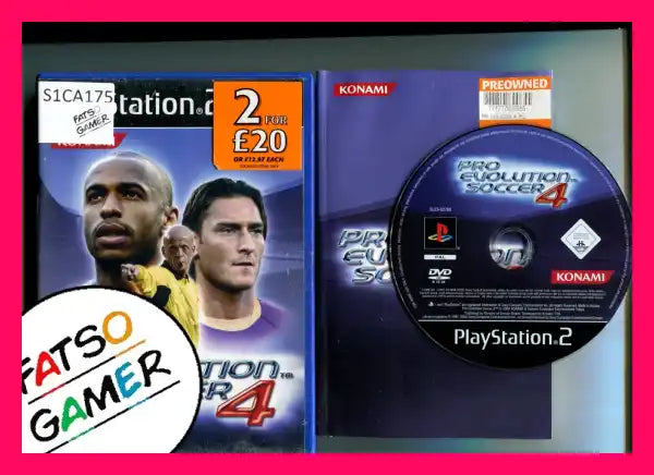 PES Pro Evolution Soccer 4 PS2 - FatsoGamer