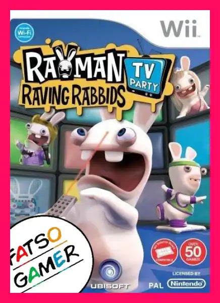 Rayman Raving Rabbids Tv Party Wii - Video Games