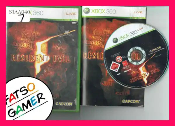 Resident Evil 5 Xbox 360 - FatsoGamer