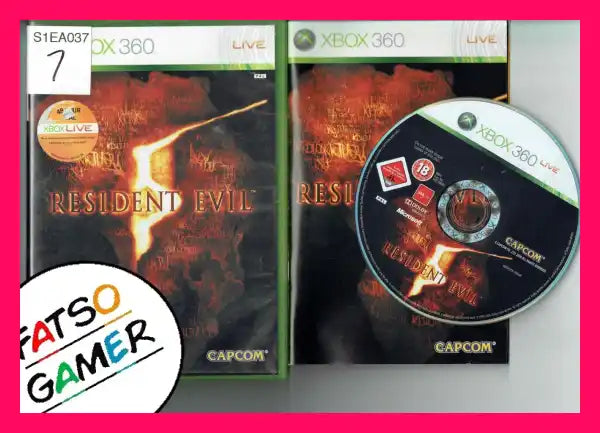 Resident Evil 5 Xbox 360 - FatsoGamer