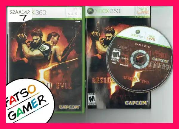 Resident Evil 5 Xbox 360 - FatsoGamer