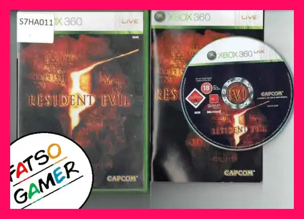 Resident Evil 5 Xbox 360 - FatsoGamer