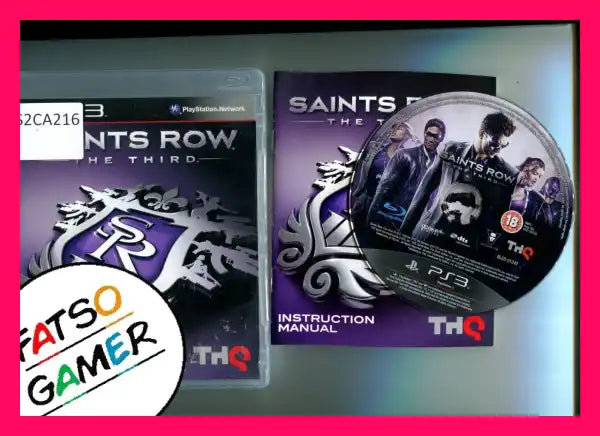 Saints Row the Third PS3 - FatsoGamer