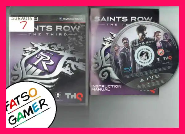 Saints Row the Third PS3 - FatsoGamer