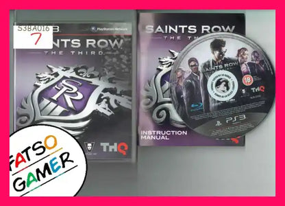 Saints Row the Third PS3 - FatsoGamer