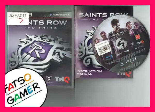 Saints Row the Third PS3 - FatsoGamer