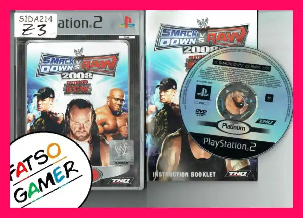 Smackdown vs Raw 2008 PS2 - FatsoGamer