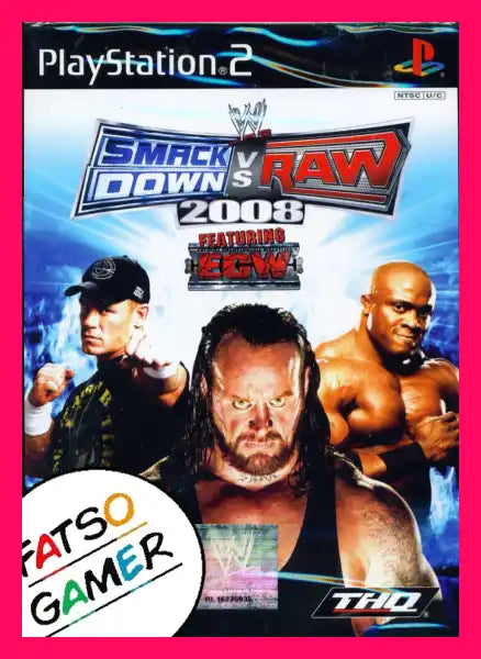 Smackdown vs Raw 2008 PS2 - Video Games