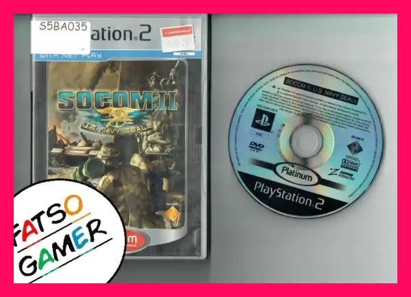 Socom II US Navy Seals PS2 - FatsoGamer