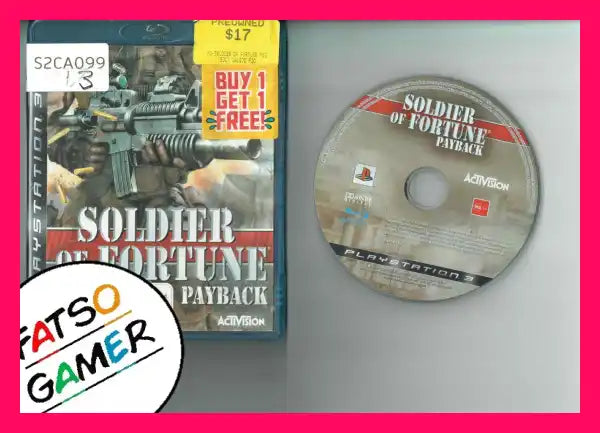 Solider of Fortune Payback PS3 - FatsoGamer