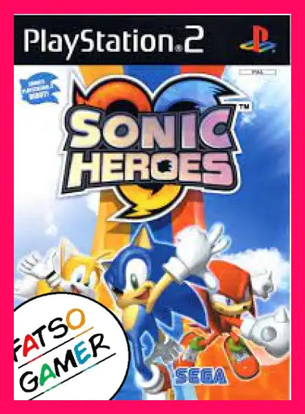 Sonic Heroes PS2 - Game with Disc (Platinum Ed) - Video Games