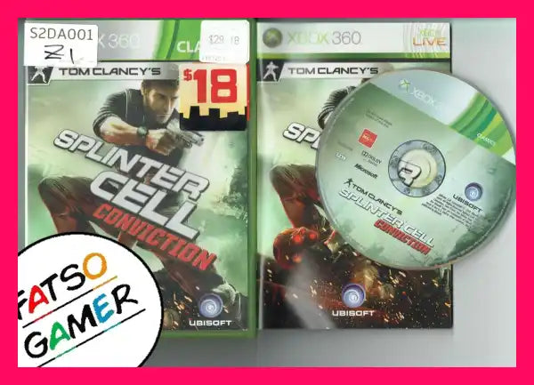 Splinter Cell Conviction Xbox 360 - FatsoGamer